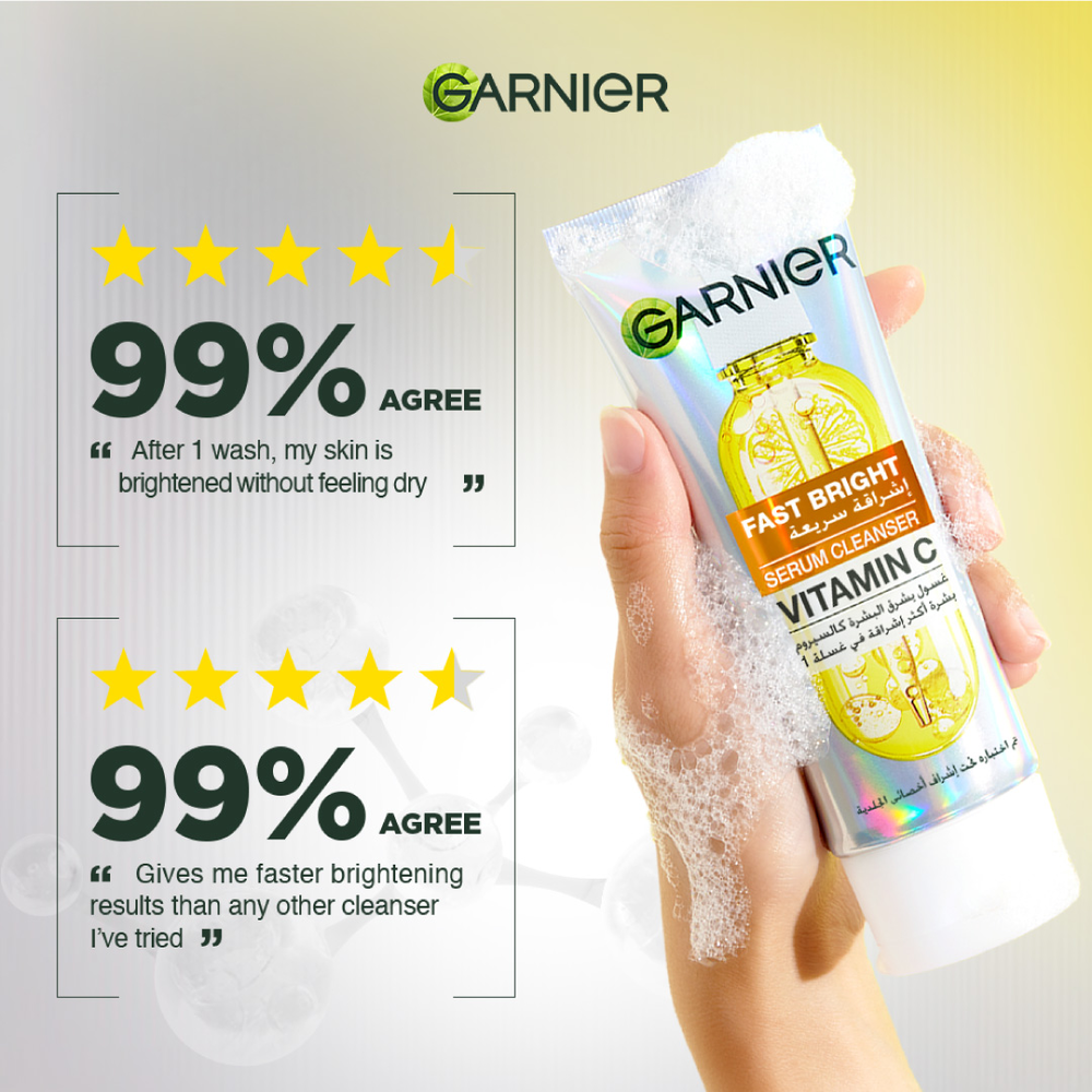 Garnier - SkinActive Fast Bright Vitamin C Serum Cleanser
