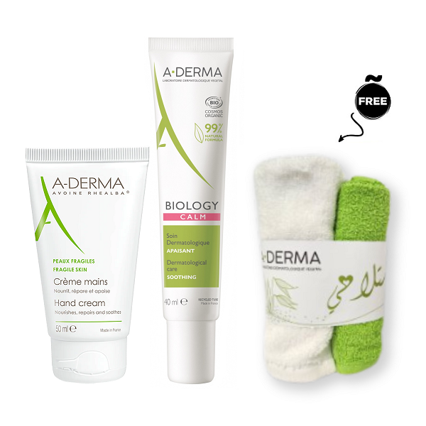 Aderma - Biology Calm & Hand Cream Bundle