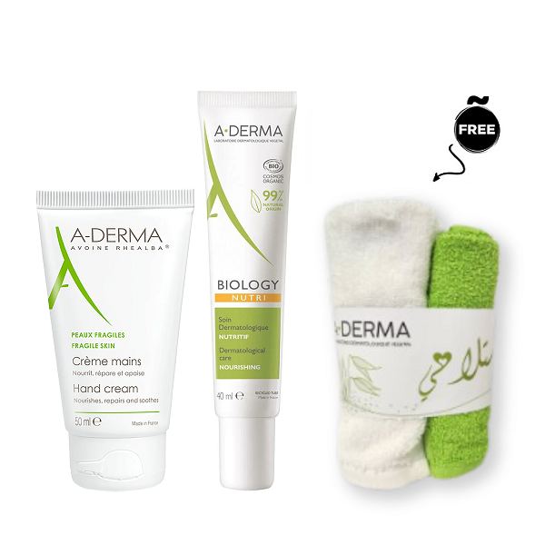 Aderma - Biology Nutri & Hand Cream Bundle