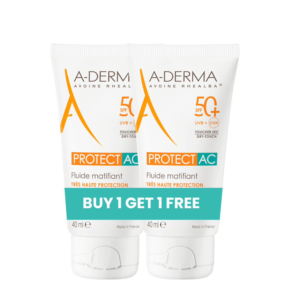 Aderma - Protect AC Mattifying Fluid SPF50+ Buy 1 Get 1 Free