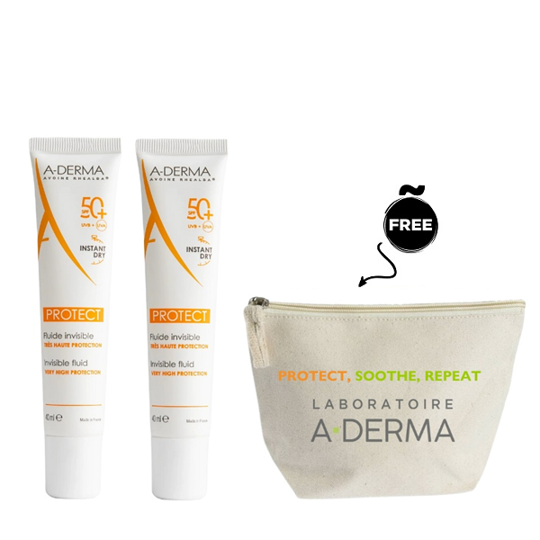 Aderma - Protect Invisible Fluid SPF50+ Duo Pack Bundle
