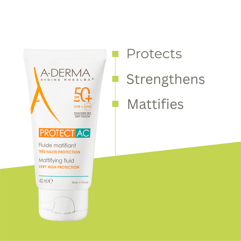 Aderma - Protect AC Mattifying Fluid SPF50+ Buy 1 Get 1 Free
