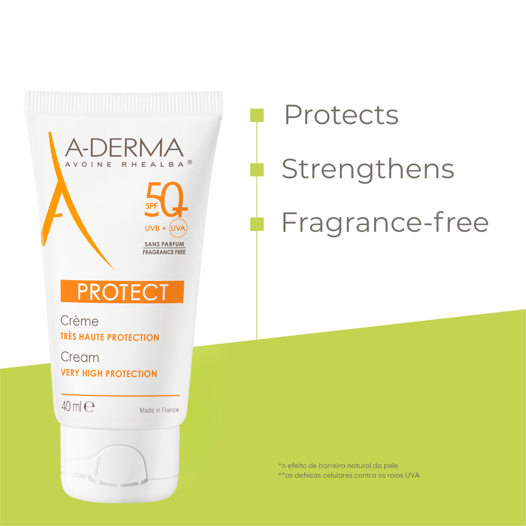 Aderma - Protect Cream Fragrance Free SPF50+ Buy 1 Get 1 Free