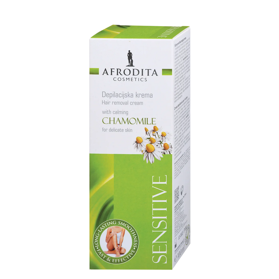 Afrodita - Hair Removal Sensitive Cream With Calming Chamomile For Body