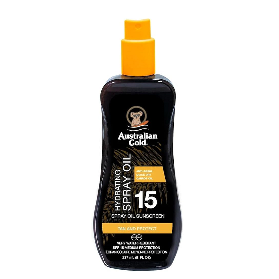 Australian Gold - Hydrating Spray Oil Sunscreen SPF15