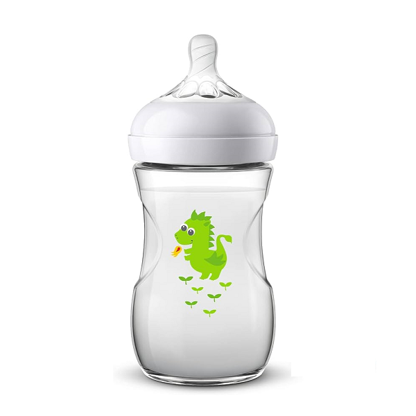 Avent - Natural Feeding Bottle 1m+ Dragon