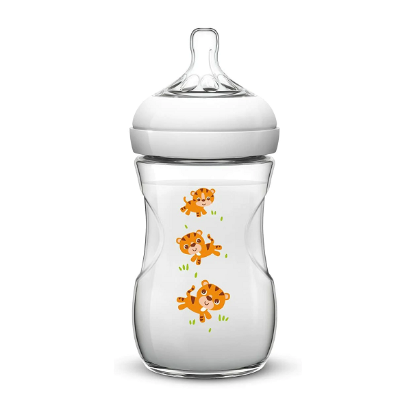 Avent - Natural Feeding Bottle 1m+ Tiger