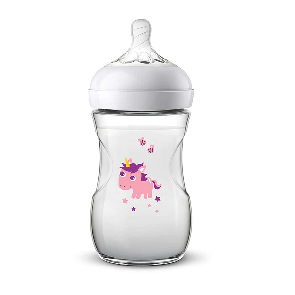 Avent - Natural Feeding Bottle 1m+ Unicorn