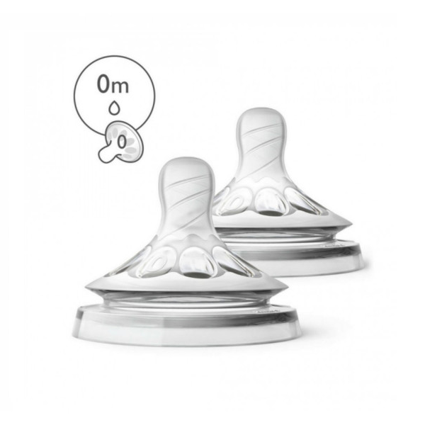 Avent - Natural First Flow Teats For Newborn 0m+