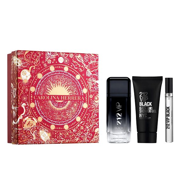 Carolina Herrera 212 VIP Black Eau De Parfum Set EDP 100ml EDP 1