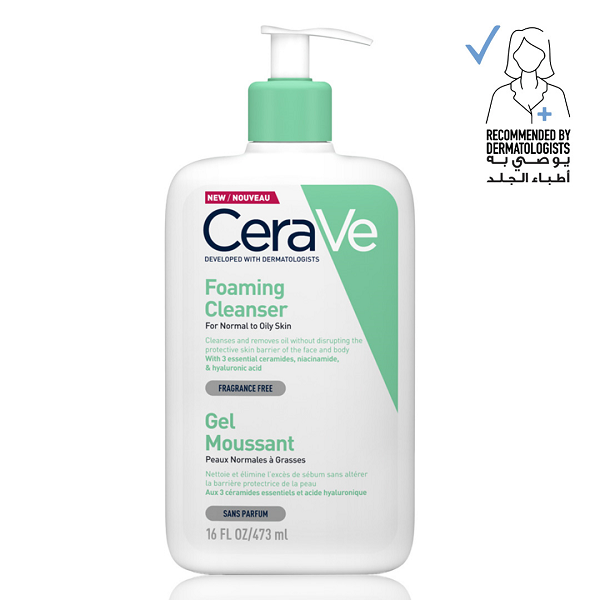 Cerave - Foaming Facial Cleanser For Normal To Oily Skin