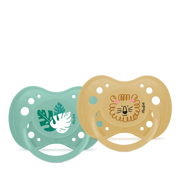 Dodie - Anatomical Duo Soothers 18+ months Mix Tropical A3
