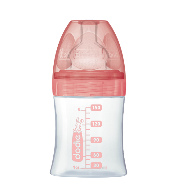 Dodie - Bottle Sensation+ Anti-Colic GARDEN 0-6 months Flat Teat Flow