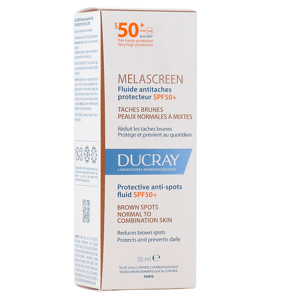 Ducray - Melascreen Protective Anti Spots Fluid SPF 50+
