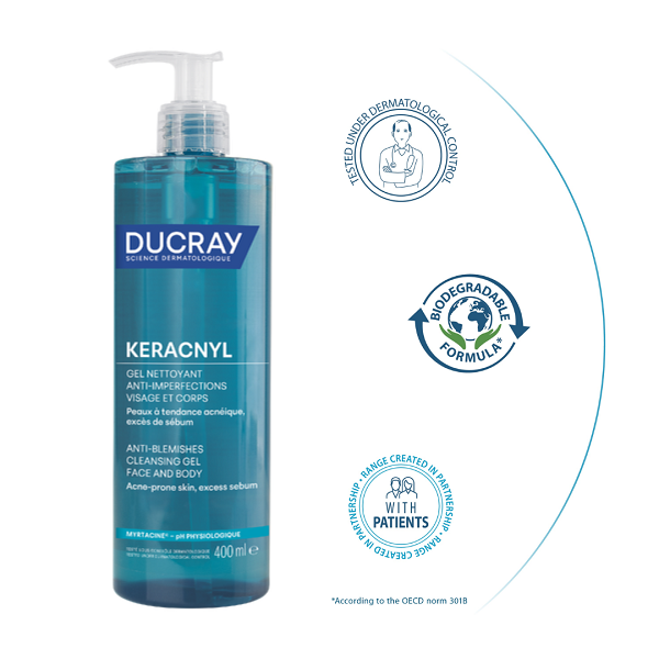 Ducray - Keracnyl Foaming Gel