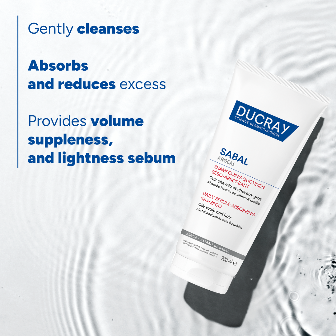 Ducray - Sabal Argeal Daily Sebum Absorbing Shampoo