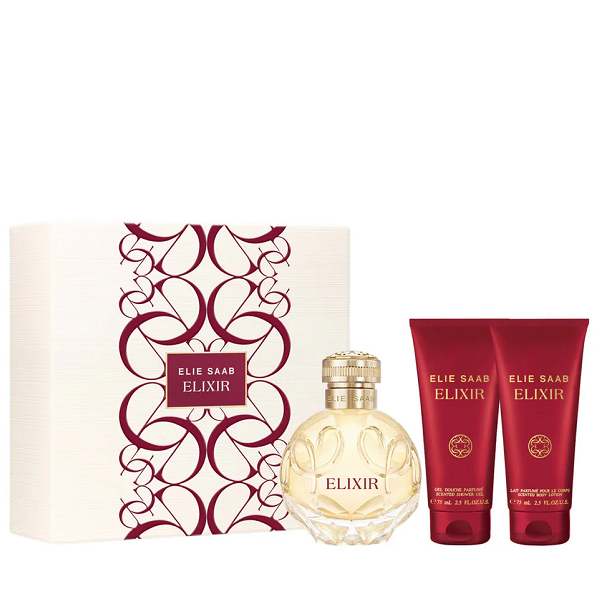 Elie Saab - Elixir Eau De Parfum Set ( EDP 100ml+ SG 75ml + BL 75ml )