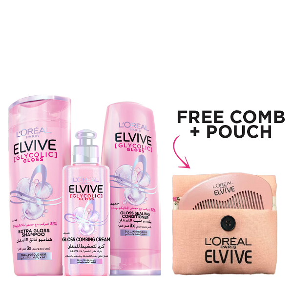 Elvive - Glycolic Gloss Hair Care Bundle
