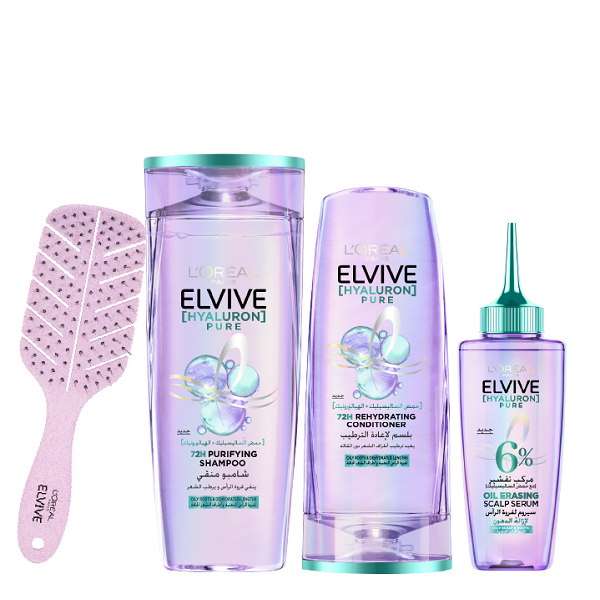 Elvive - Hyaluron Pure Scalp Serum, Shampoo & Conditioner Bundle
