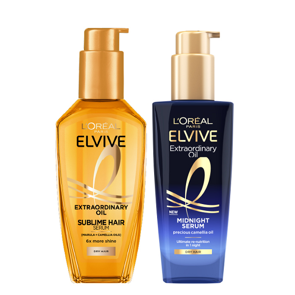 Elvive - Extraordinary Oil Day & Night Hair Serum Bundle