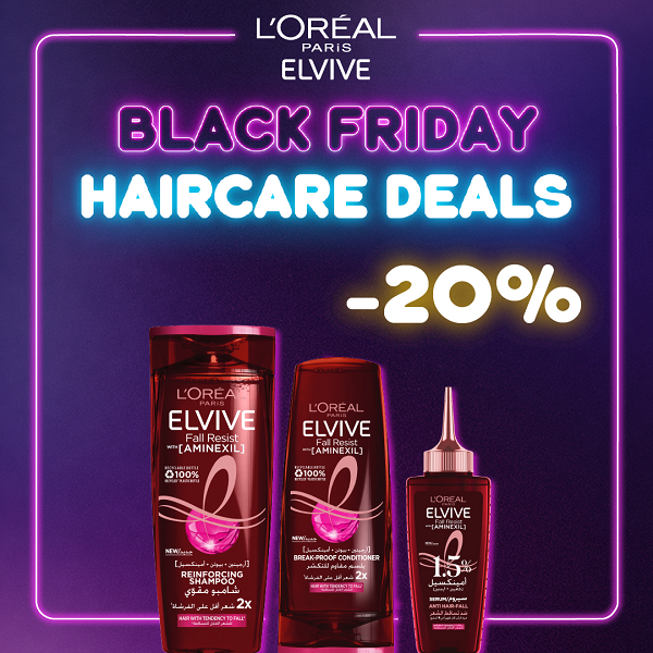 Elvive - Fall Resist Aminexil Shampoo, Conditioner & Serum Bundle