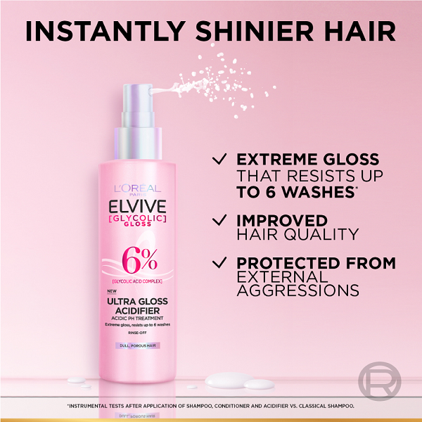 Elvive - Glycolic Gloss 6% Ultra Gloss Acidifier Treatment