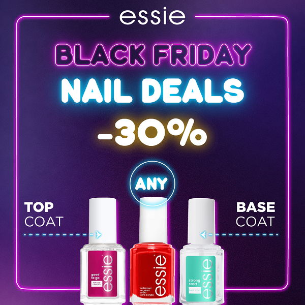 Essie - Nail Lacquer, Strong Start Base & Good To Go Top Coat Bundle