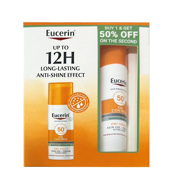 Eucerin - Oil Control Sun Gel Cream SPF 50+ Buy 1 & Get 50% Off On The Second
