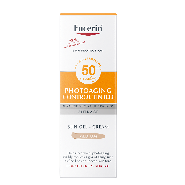 Eucerin -  Photoaging Control Tinted SPF50+ Sun Gel Cream Medium 50ml