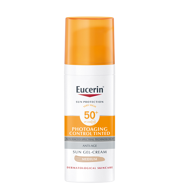 Eucerin -  Photoaging Control Tinted SPF50+ Sun Gel Cream Medium 50ml