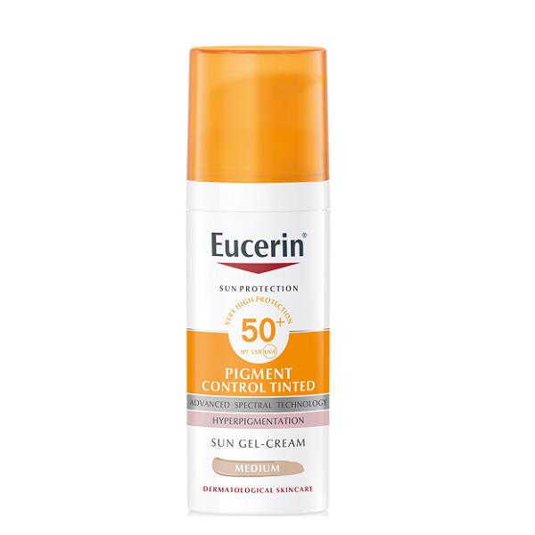 Eucerin - Pigment Control Tinted SPF50+ Sun Gel Cream Medium