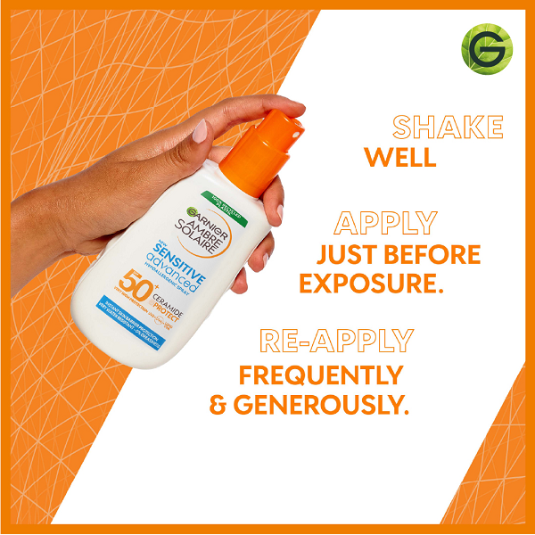 Garnier - Ambre Solaire Sensitive Advanced Ceramide Protect SPF50+ Spray