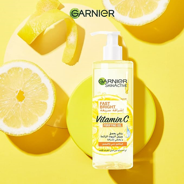 Garnier - SkinActive Fast Bright Vitamin C Purifying Gel Wash