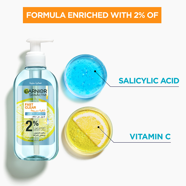 Garnier - SkinActive Fast Clear Gel Wash