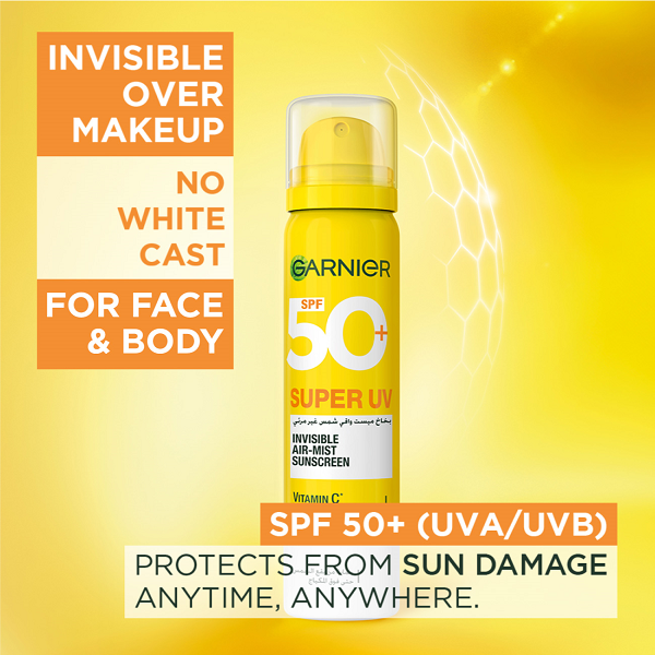 Garnier - Super UV Invisible Air Mist Sunscreen SPF 50+
