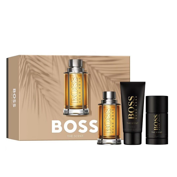 Hugo Boss - Boss The Scent Eau De Toilette Set (EDT+SG+Deo Stick)