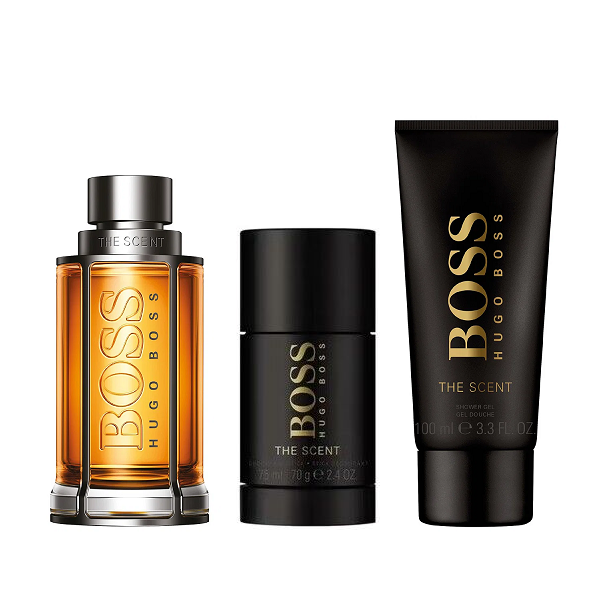 Hugo Boss - Boss The Scent Eau De Toilette Set (EDT+SG+Deo Stick)