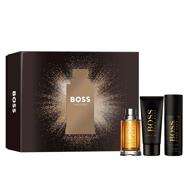Hugo Boss - Boss The Scent Eau De Toilette Set (EDT+SG+Deo Spray)