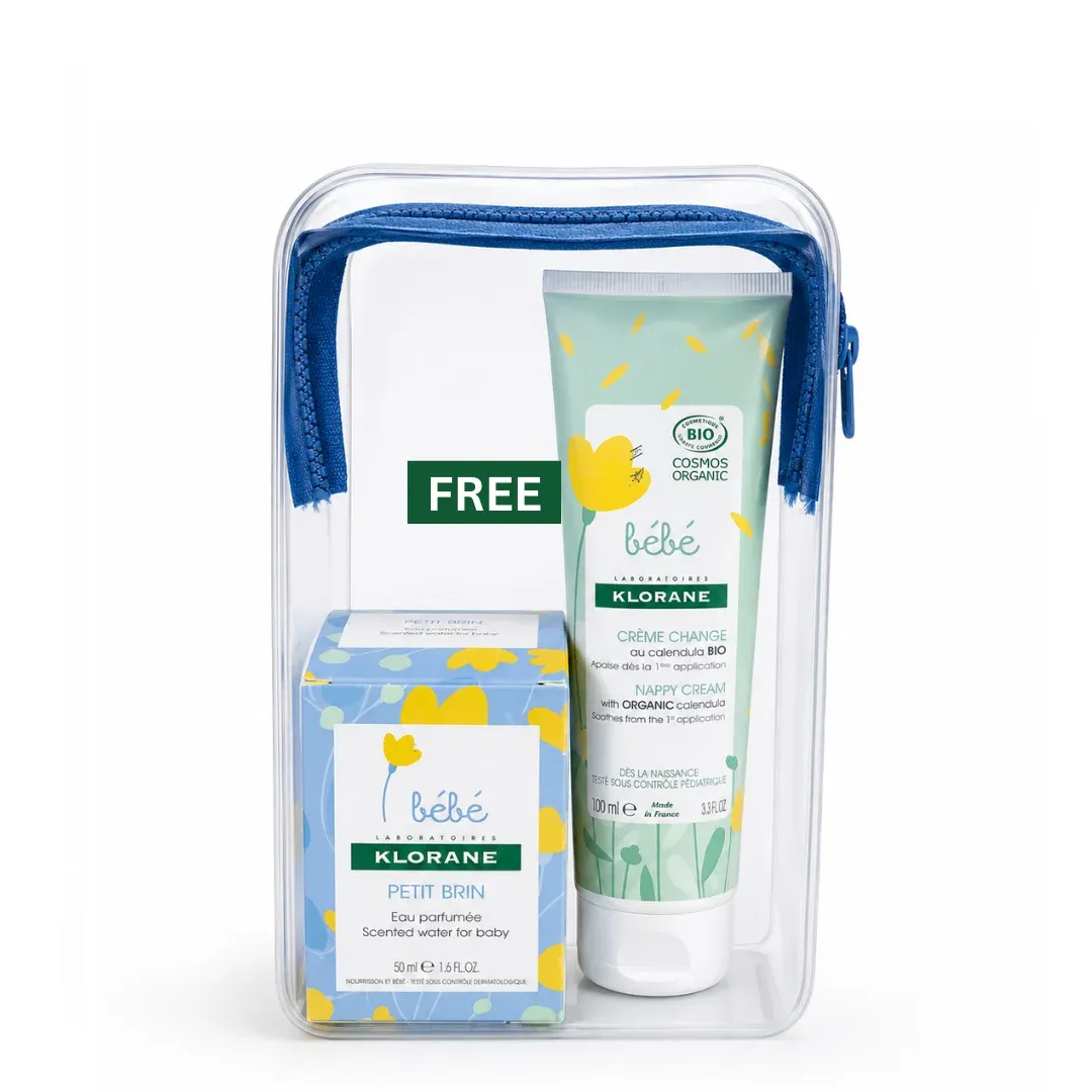 Klorane - Petit Brin Scented Water For Baby Buy 1 & Get Nappy Cream For Free