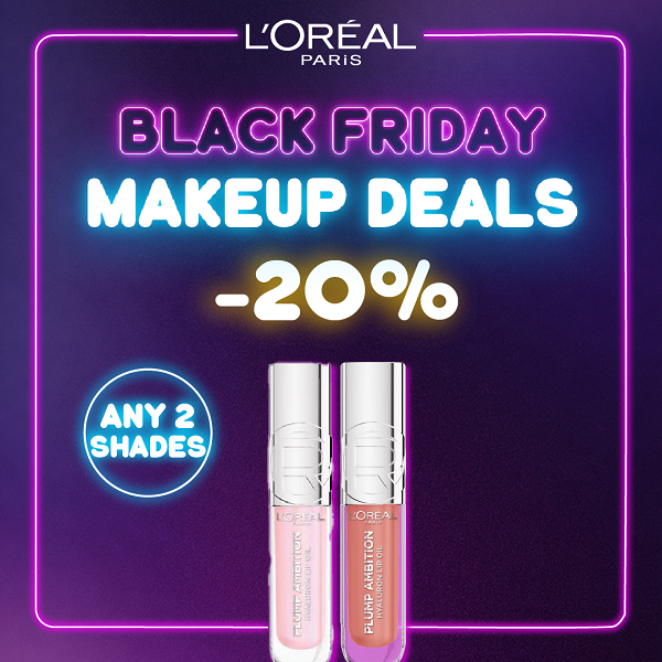 L'Oreal Paris - Plump Ambition Hyaluron Lip Oil Duo Pack Bundle