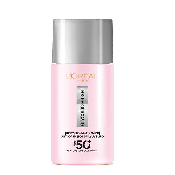 L'Oreal Skin Expert - Glycolic Bright Anti Dark Spot Daily UV Fluid SPF50+