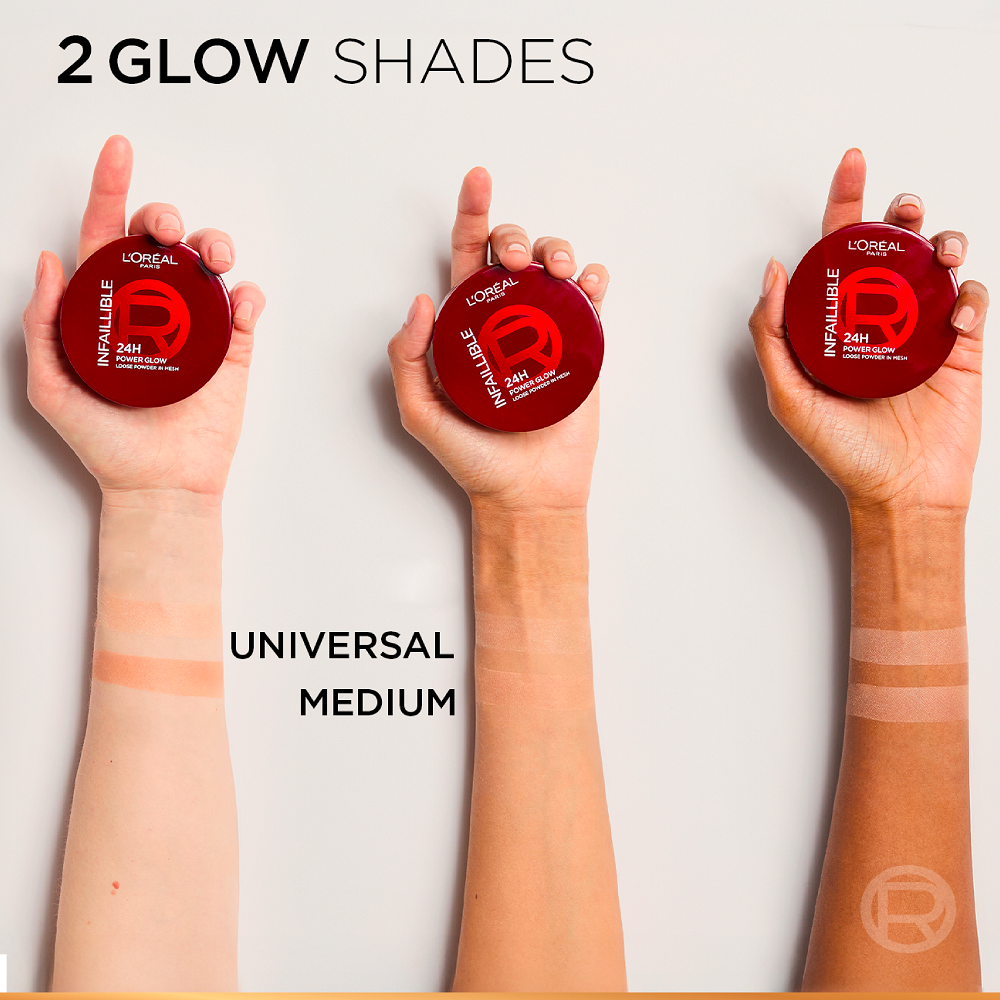 L'Oreal Paris - Infaillible 24H Power Glow Loose Powder In Mesh