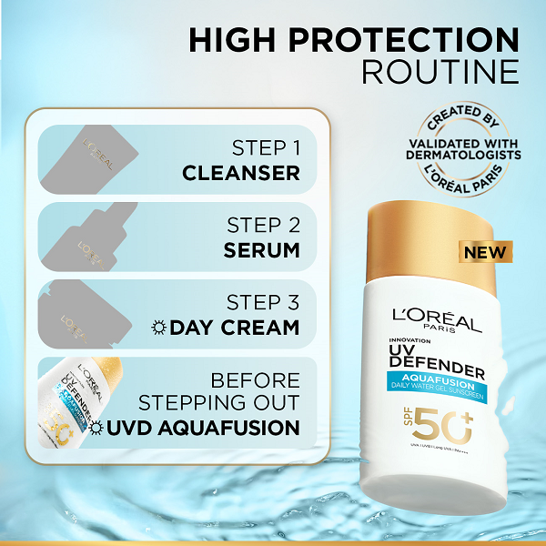 L'Oreal Paris - UV Defender Aquafusion SPF50+