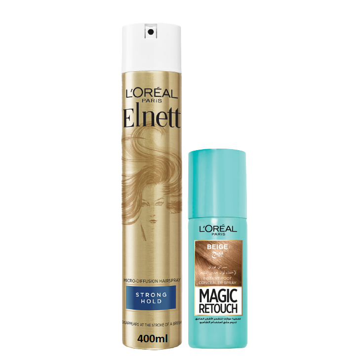 Elnett - HairSpray Strong Hold & Magic Retouch Bundle