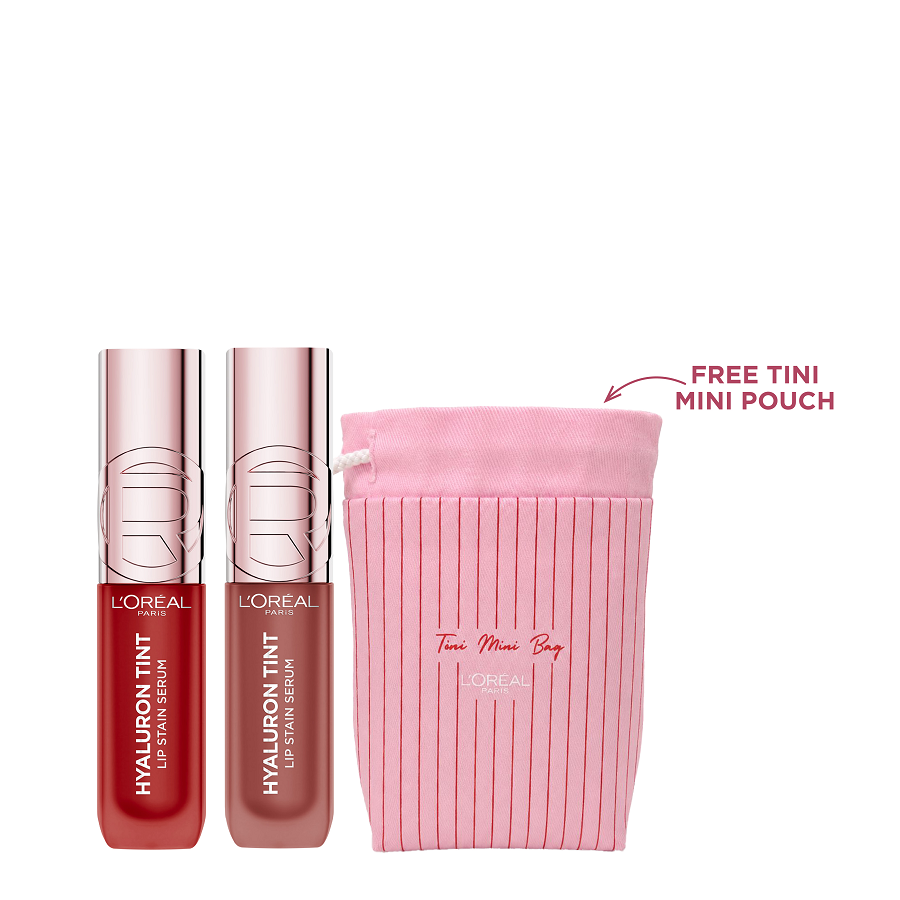 L'oreal Paris - Hyaluron Tint Lip Stain Serum Duo Pack Bundle