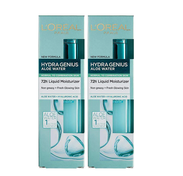 L'oreal Skin Expert - Hydra Genius Normal To Combination Skin Duo Pack Bundle