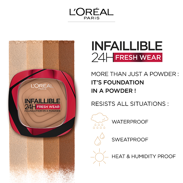 L'oreal Paris - Infaillible 24H Fresh Wear Foundation in a Powder