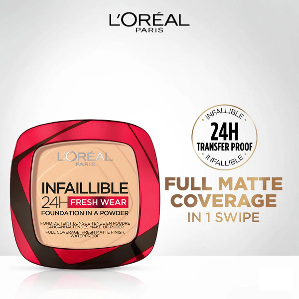 L'oreal Paris - Infaillible 24H Fresh Wear Foundation in a Powder