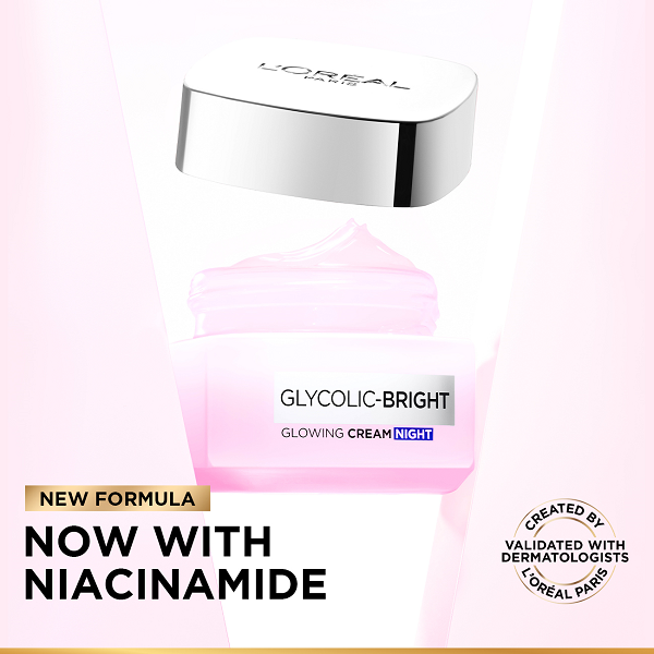 L'oreal Skin Expert - Glycolic Bright Night Cream