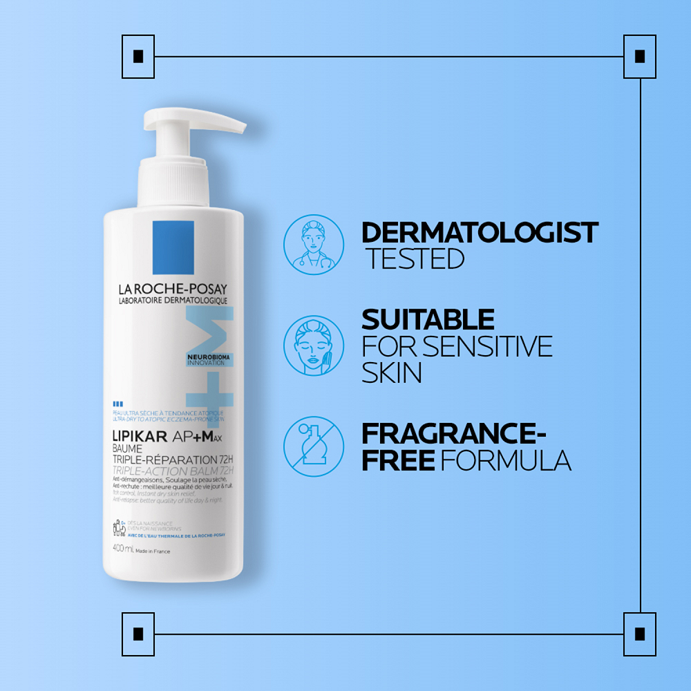 La Roche Posay - Lipikar AP+ Max Triple Action Balm 72H